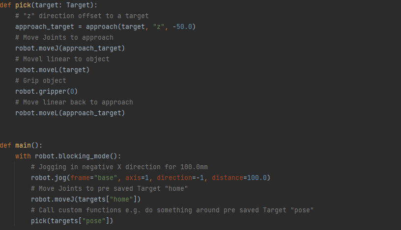 Python API